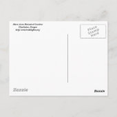 Hübsche Rose Postkarte (Rückseite)
