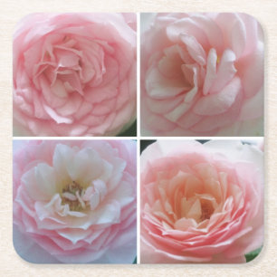Hübsche Rose Rechteckiger Pappuntersetzer