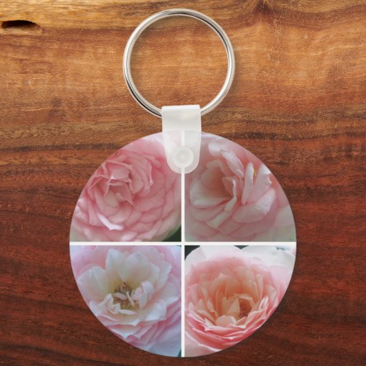 Hübsche Rose Schlüsselanhänger (Rückseite)