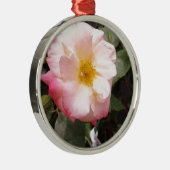 Hübsche Rose Silbernes Ornament (Rechts)