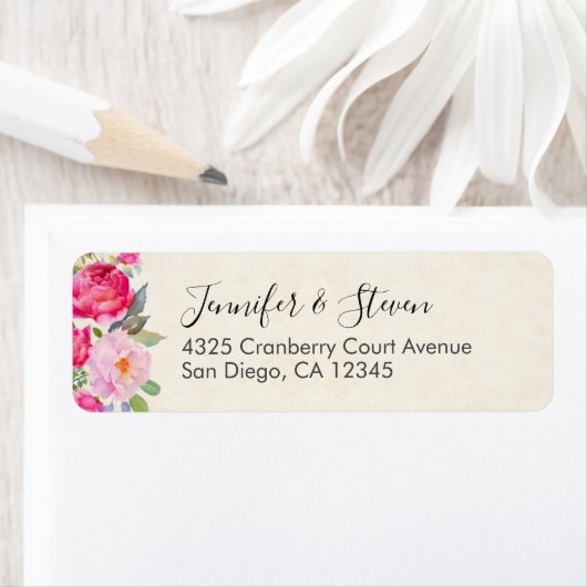 Hübsche Rose und Peony Border (Insitu)