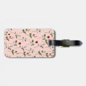 Hübsche Rosen Gepäckanhänger (Rückseite horizontal)