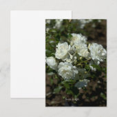 Hübsche Rosen Mitteilungskarte (Vorne/Hinten)