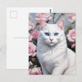 Hübsche Rosen Postkarte (Vorne/Hinten)