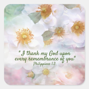 Hübsche Rosen Quadratischer Aufkleber