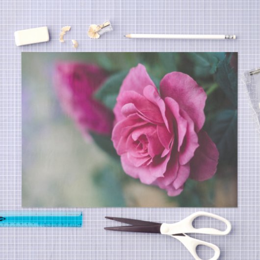 Hübsche Rosendecouponade Seidenpapier (Handwerk)