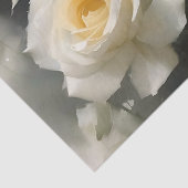 Hübsche Rosengarten Aquarellmalerei Seidenpapier (Detail)