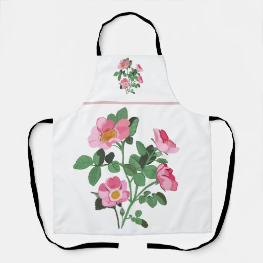 Hübsche Rosengrube Schürze (Vorderseite)