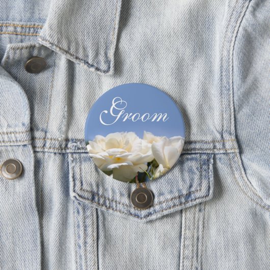 Hübsche Rosenhochzeit in Rosa Blume Button (Beispiel)