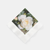 hübsche Rosenkunst. Blumenkunst aus Foto. Serviette (Ecke)