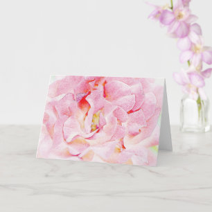 Hübsche Rosenställe Abstrakt Art Note Card Karte