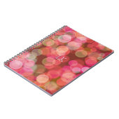 Hübsche Rot- und Orange-Gleitfarbe Notizblock (Linke Seite)