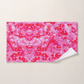 Hübsche Rote Blume Badhandtuch Set (Handtuch)