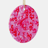 Hübsche Rote Blume Keramik Ornament (Rechts)