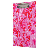 Hübsche Rote Blume Klemmbrett (Links)