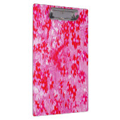 Hübsche Rote Blume Klemmbrett (Rechts)