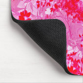 Hübsche Rote Blume Mousepad (Ecke)