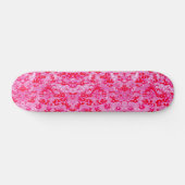 Hübsche Rote Blume Skateboard (Horizontal)