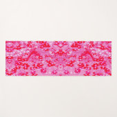 Hübsche Rote Blume Yogamatte (Vorderseite (Horizontal))