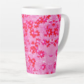 Hübsche rote Blumen Milchtasse (Rechte Ecke)