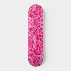 Hübsche rote Blumen Skateboard