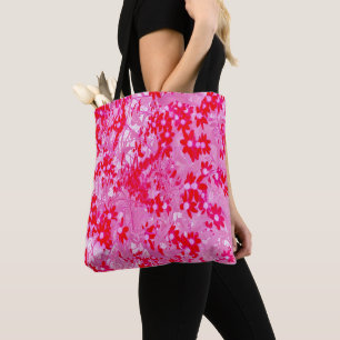 Hübsche rote Blumen Tasche