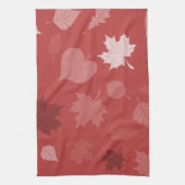 Hübsche Rote Herbstleere Küchentuch (Vertikal)