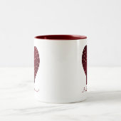 Hübsche rote Herzen: I Liebe Sie Tasse (Mittel)