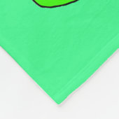 Hübsche Rote Kopfprinzessin und Einhornmärchen Fleecedecke (Ecke)