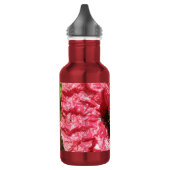 Hübsche Rote Mohnblume Blume Makro Wasserflasche (Links)