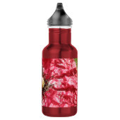 Hübsche Rote Mohnblume Blume Makro Wasserflasche (Rechts)