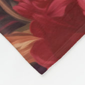 Hübsche rote Pfingsteine Fleecedecke (Ecke)