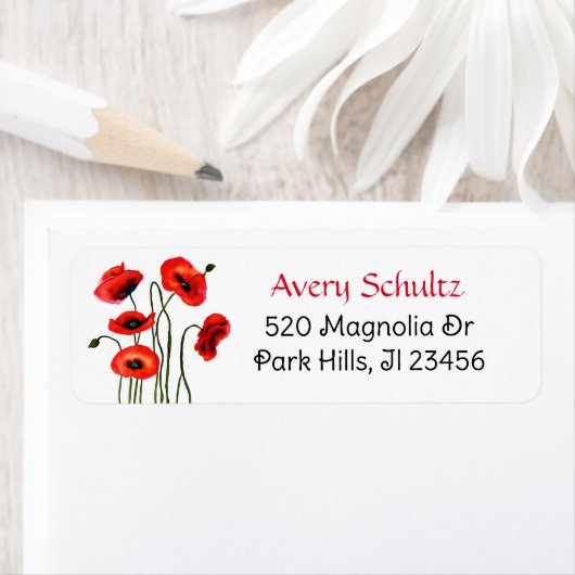 Hübsche Rote Poppies (Insitu)