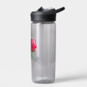 Hübsche rote Rose Trinkflasche (Links)