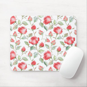 Hübsche rote Rosen Mousepad
