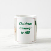 Hübsche rote u. gelbe Weihnachtskaktuss-Tasse Kaffeetasse (Mittel)