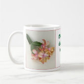Hübsche rote u. gelbe Weihnachtskaktuss-Tasse Kaffeetasse (Links)