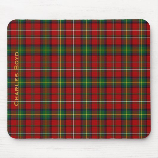 Hübsche rote u. grüne Boyd Mousepad (Vorne)