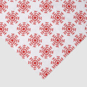 Hübsche rote Weihnachtsschneeflocke Seidenpapier (Ausschnitt)