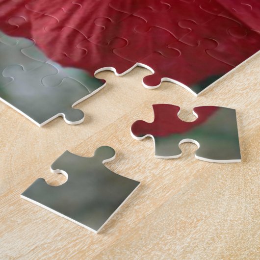 Hübsche Rote Wildblume Puzzle (Seite)