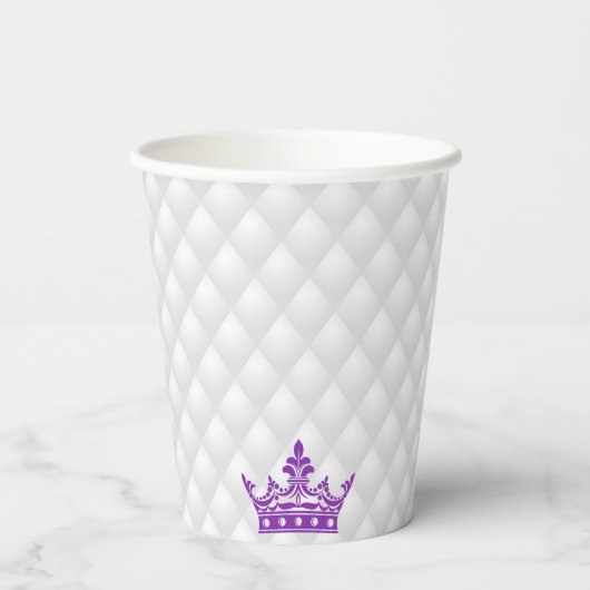 Hübsche Royal African Princess Elegante Monogram Pappbecher (Rückseite)