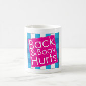 Hübsche Rückenschmerzen Kaffeetasse (Mittel)