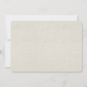 Hübsche Rustikale Blumenhochzeit Rsvp Einladung (Rückseite)