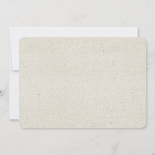 Hübsche Rustikale Blumenhochzeit Rsvp Einladung (Rückseite)