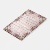 Hübsche Rustikale Magenta-Rose Post-it Klebezettel (angewinkelt)