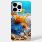 HÜBSCHE SAISHELLE AM SANDSTRAND AM OZEAN Case-Mate iPhone HÜLLE (Rückseite)