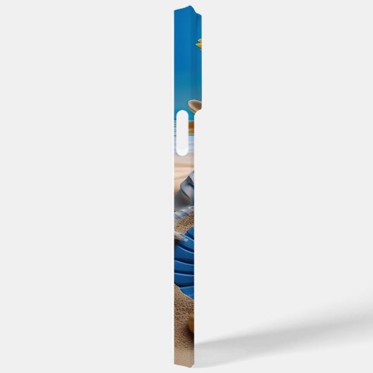 HÜBSCHE SAISHELLE AM SANDSTRAND AM OZEAN Case-Mate iPhone HÜLLE (Rückseite / Rechts)