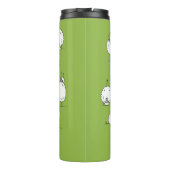 Hübsche Schafe, die Yoga machen, Skizze Thermosbecher (Rückseite)