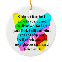 HÜBSCHE SCHALTFLY ISAIAH 41:10-DESIGN