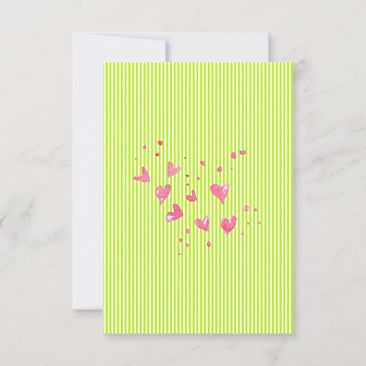 Hübsche Scheidung oder Zusammenbruch Herzlichen Gl Dankeskarte (Rückseite)